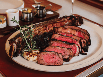 Cinder Steakhouse - Wheeler's Estate — Steakhouse restaurant in Seletar