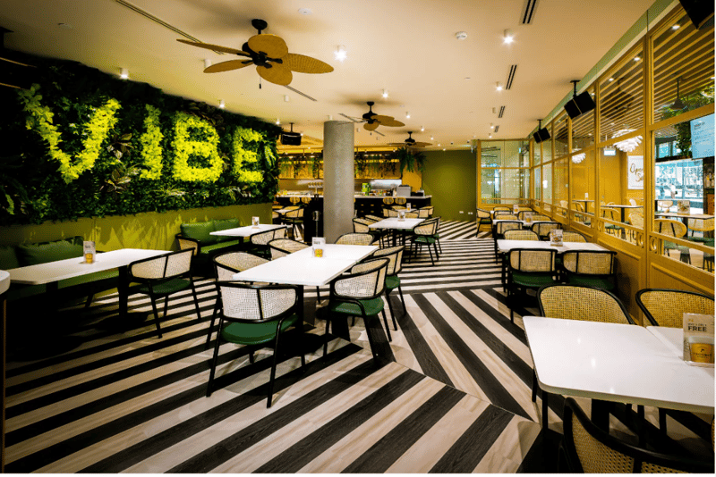 VIBE Bistro restaurant in Central Business District