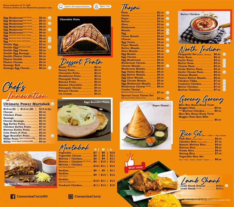 Menu page 1