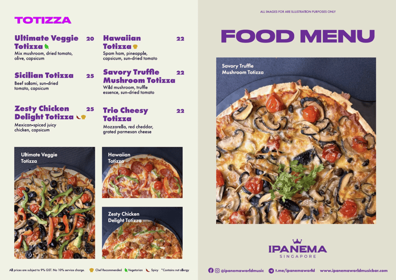 Menu page 2