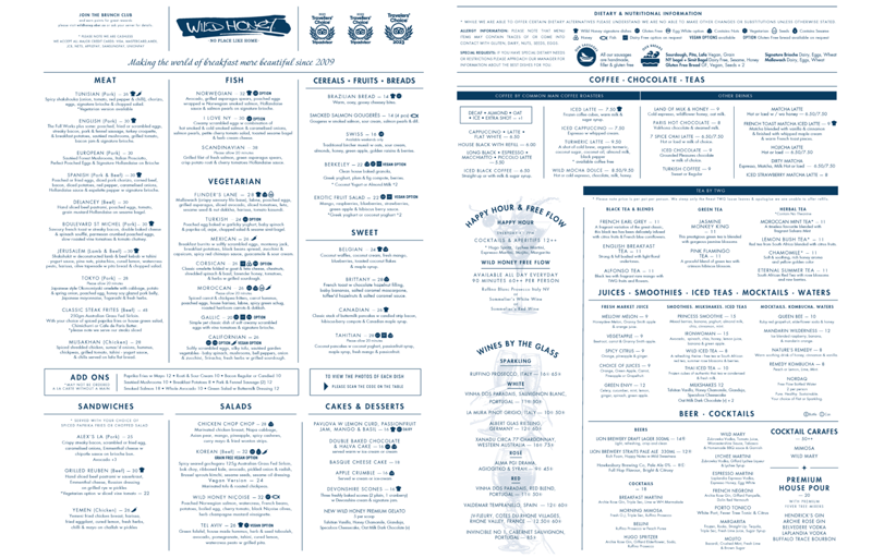 Menu page 1