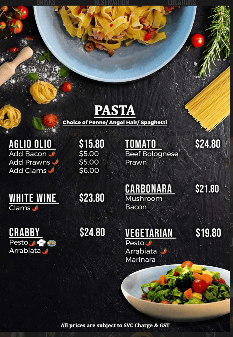 Menu page 6