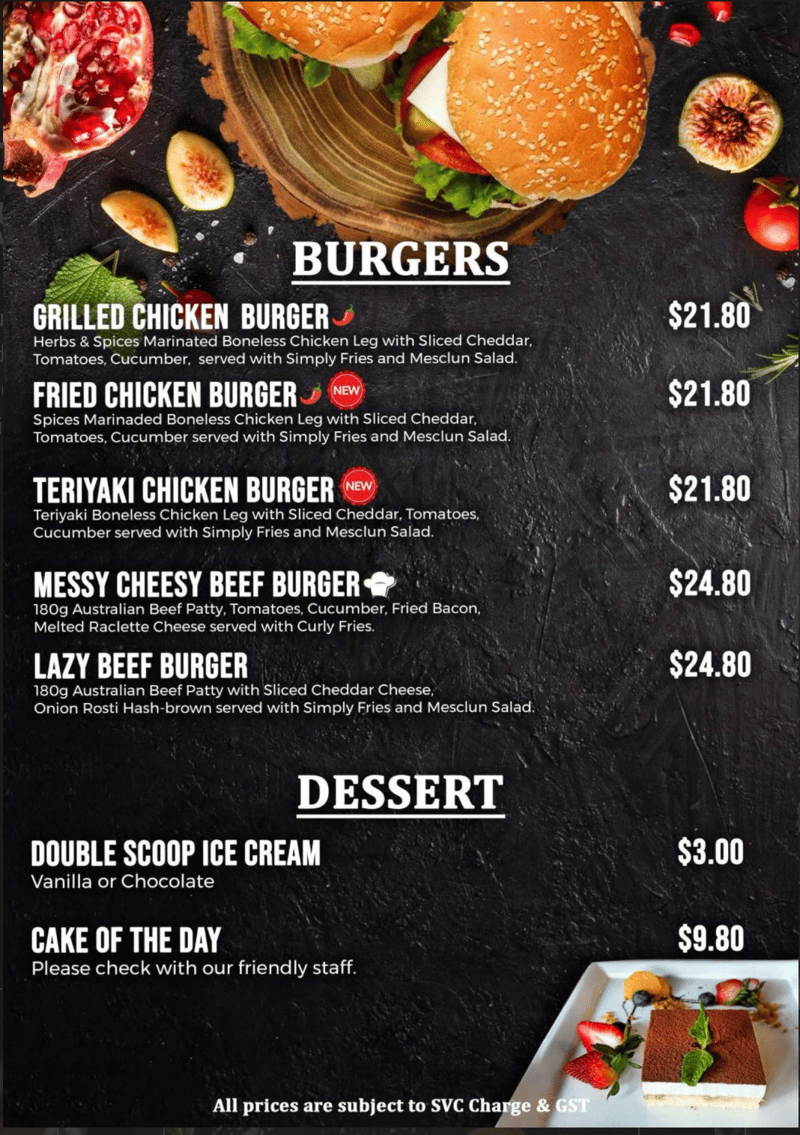 Menu page 4