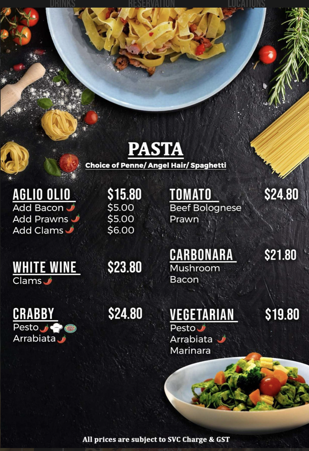 Menu page 5