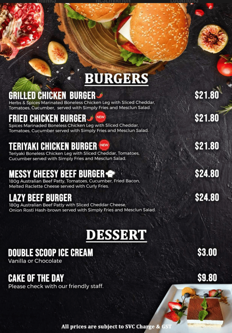 Menu page 3