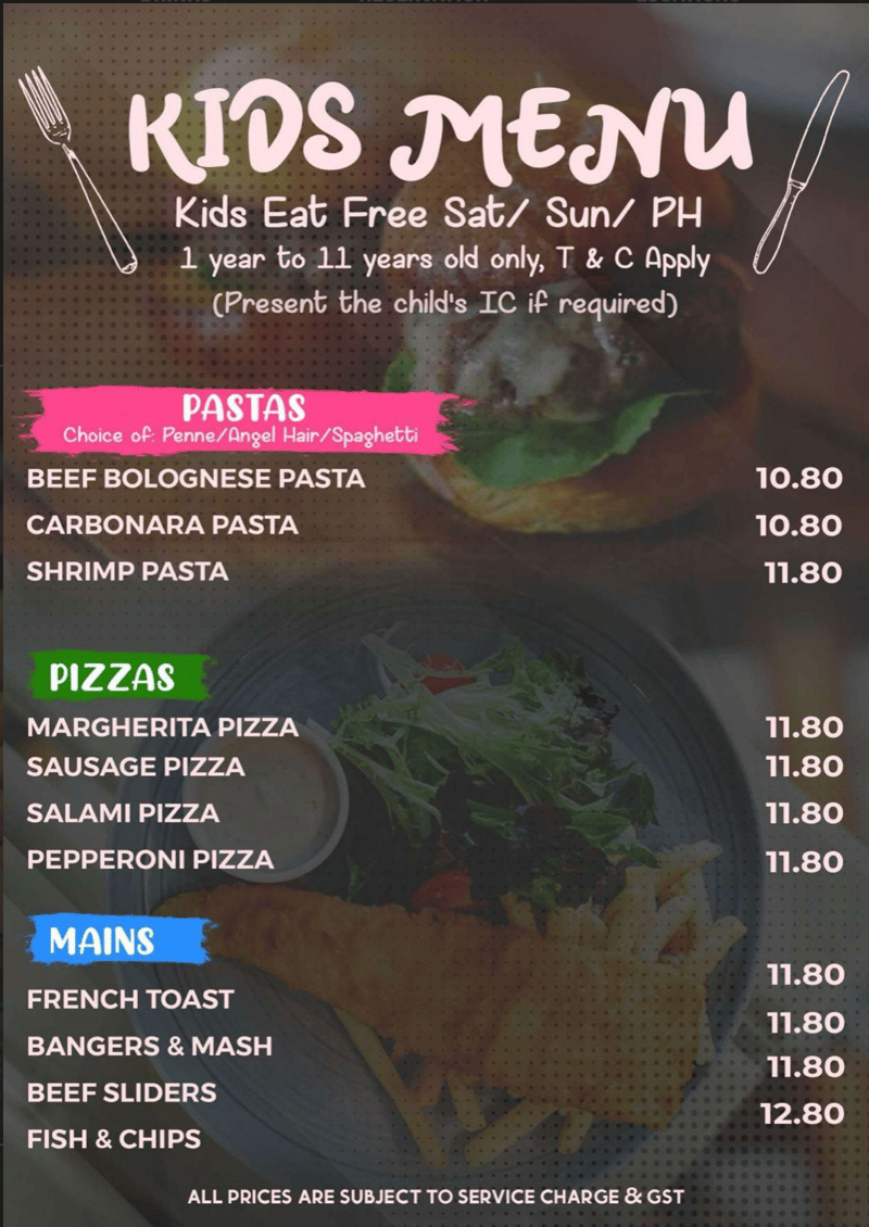 Menu page 2
