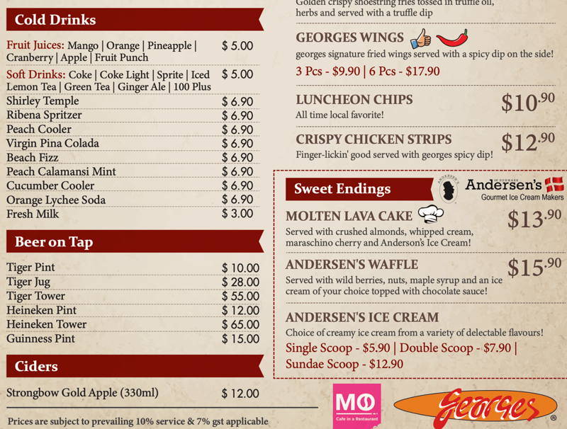 Menu page 7