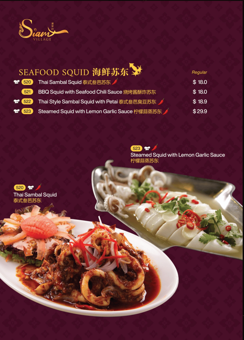 Menu page 7