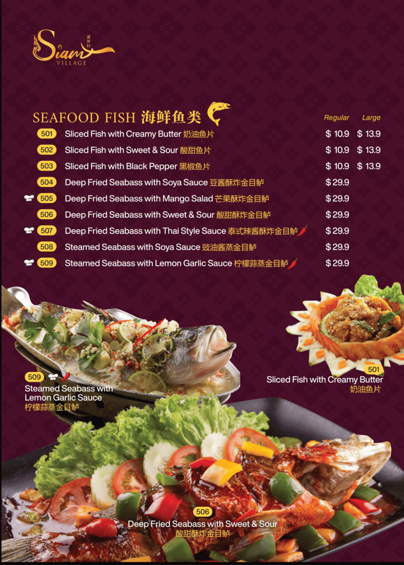 Menu page 5